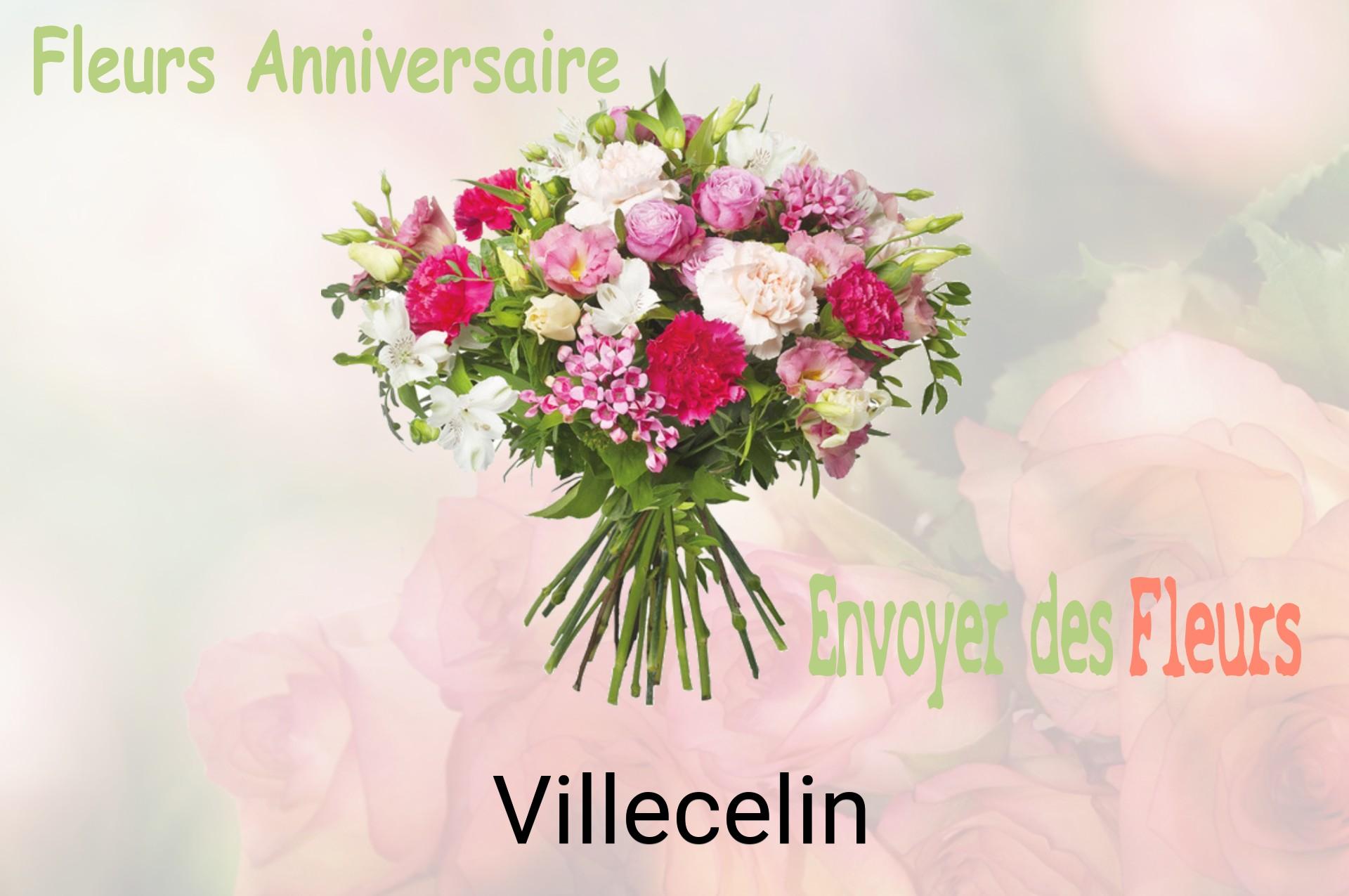 Bouquet de fleurs d’anniversaire livré à Villecelin