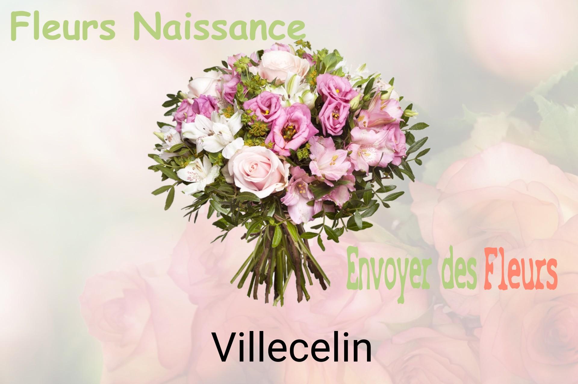 Bouquet de fleurs de naissance livré à Villecelin
